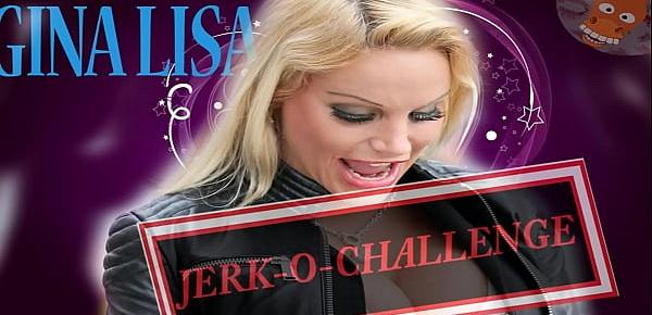  Deutsche TV Schlampe Gina Lisa Lohfink nuttige Jerk Off Challenge